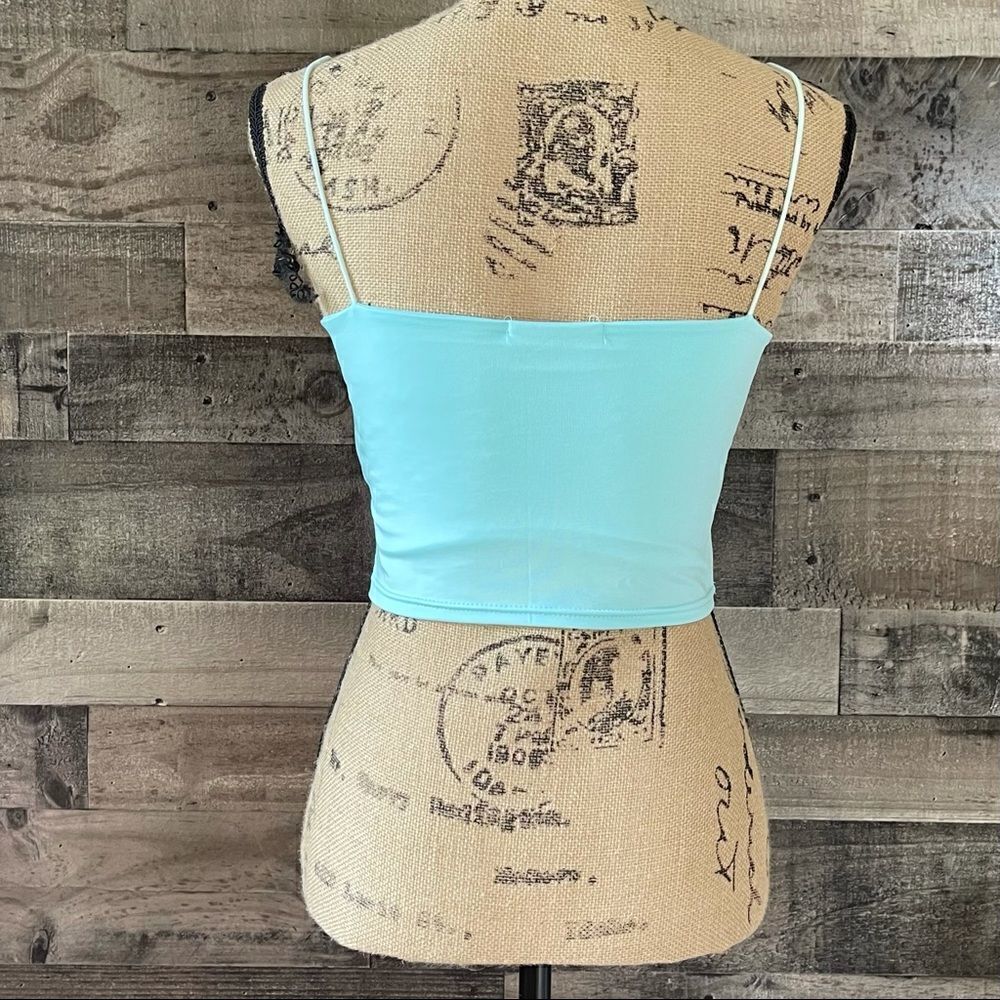 ROMWE Crop Cami Light Blue Size Small / S - Picture 3 of 7
